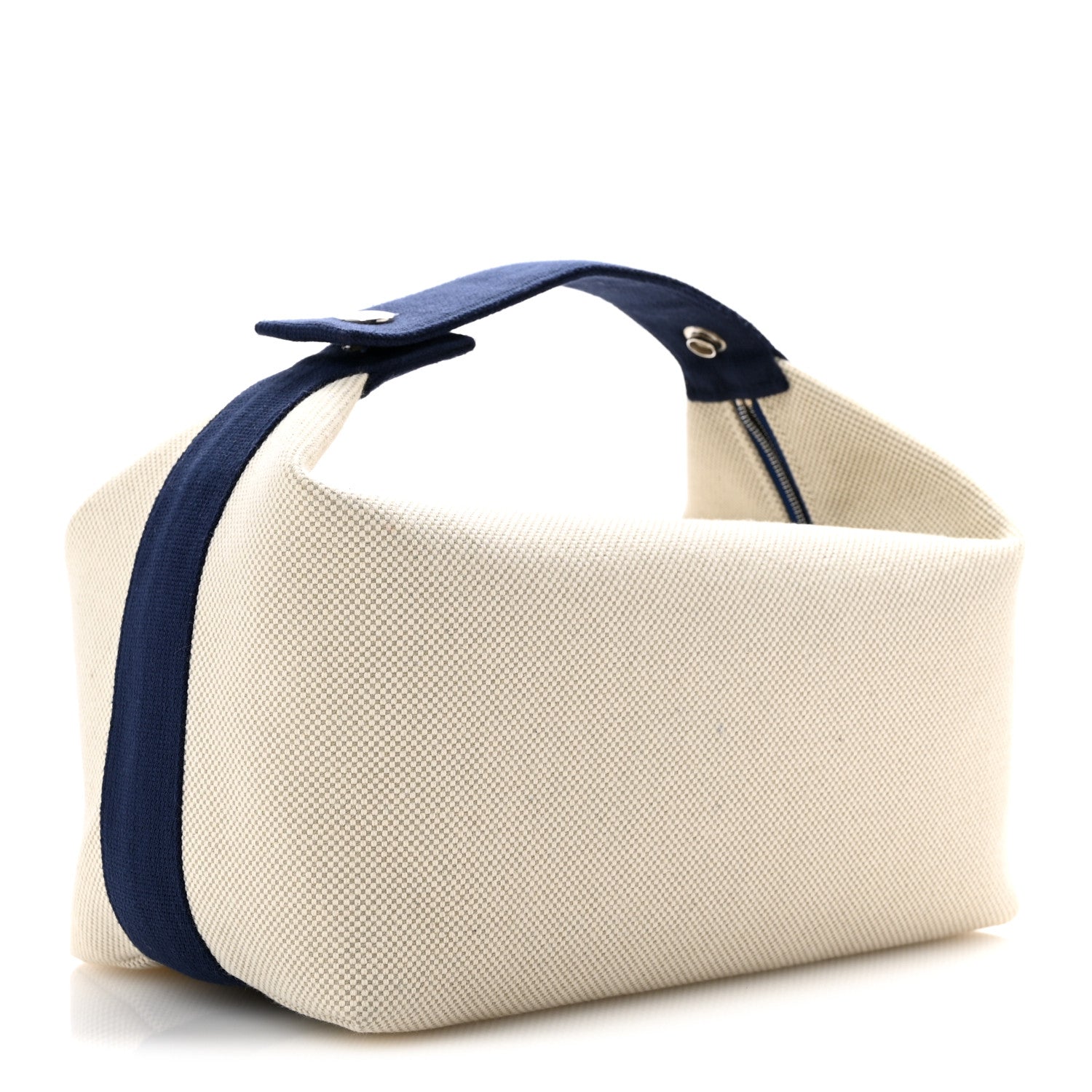 Hermes Canvas Large Bride-A-Brac Cabriole Case Gris Perle 3 of 7