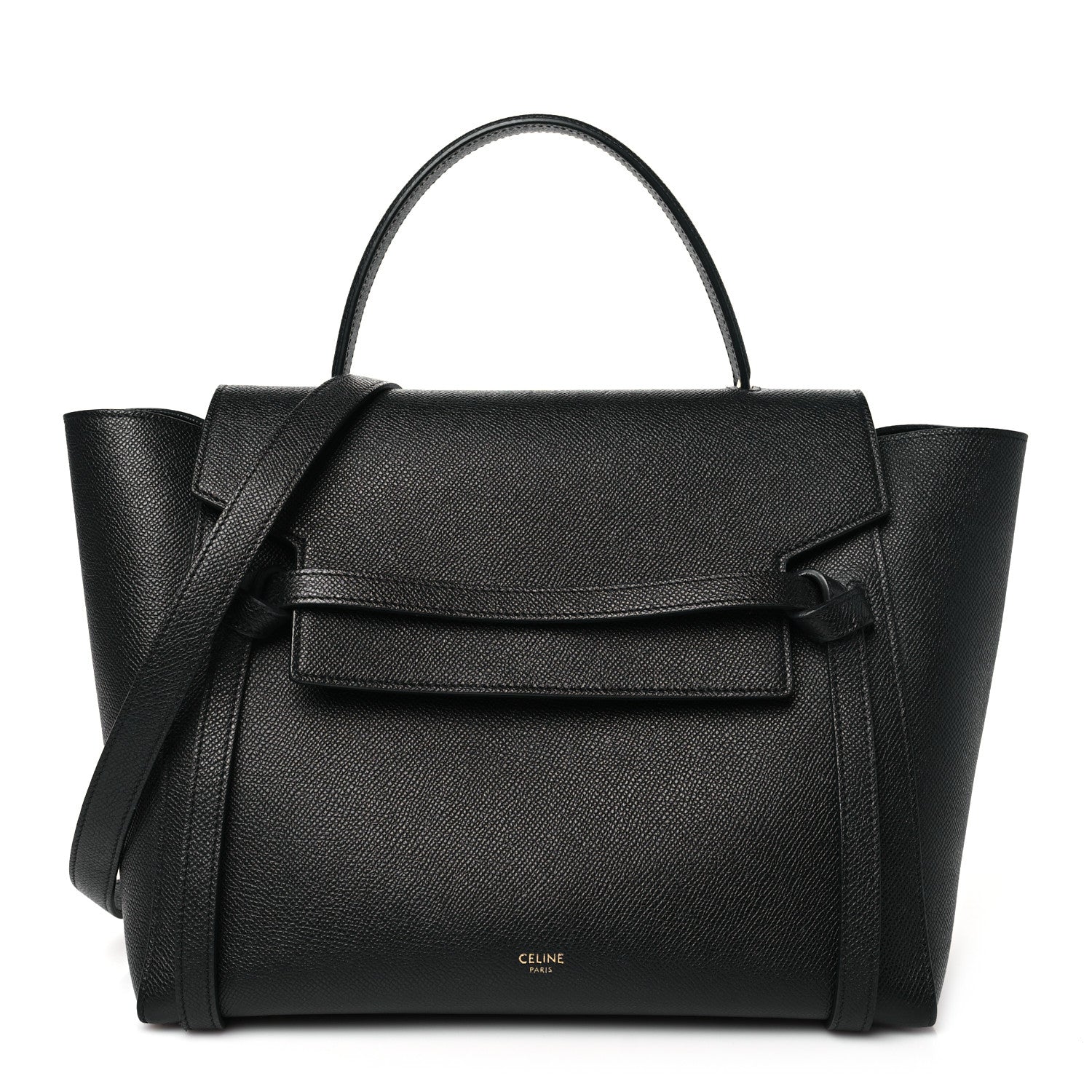 Celine Grained Calfskin Mini Belt Bag Black 1 of 11
