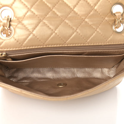Chanel Metallic Lambskin Quilted Medium Precious Jewel Single Flap Gold 4 of 8