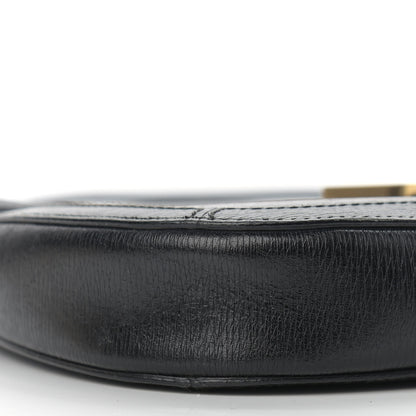 Gucci Calfskin G Buckle Shoulder Bag Black 8 of 22