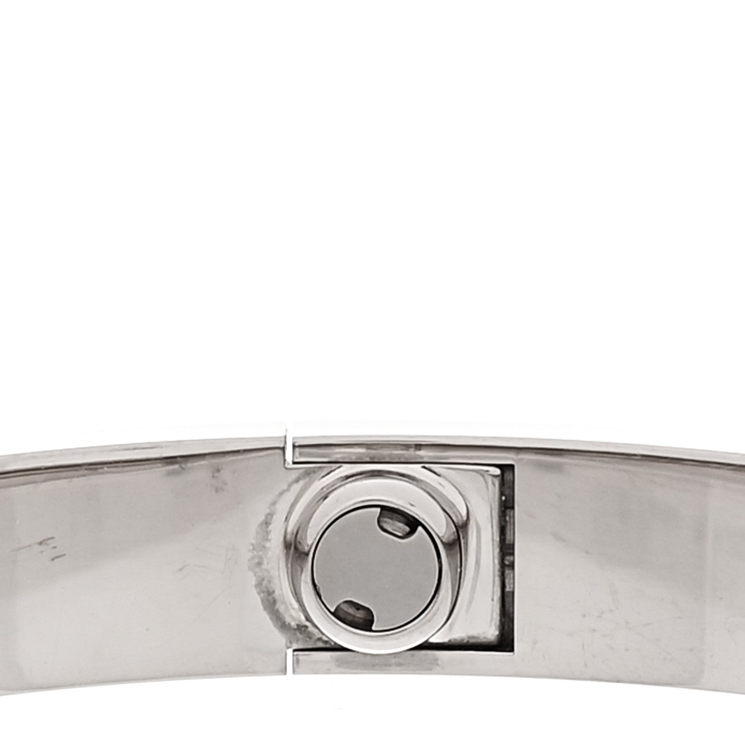Cartier 18K White Gold LOVE Bracelet 15 7 of 10