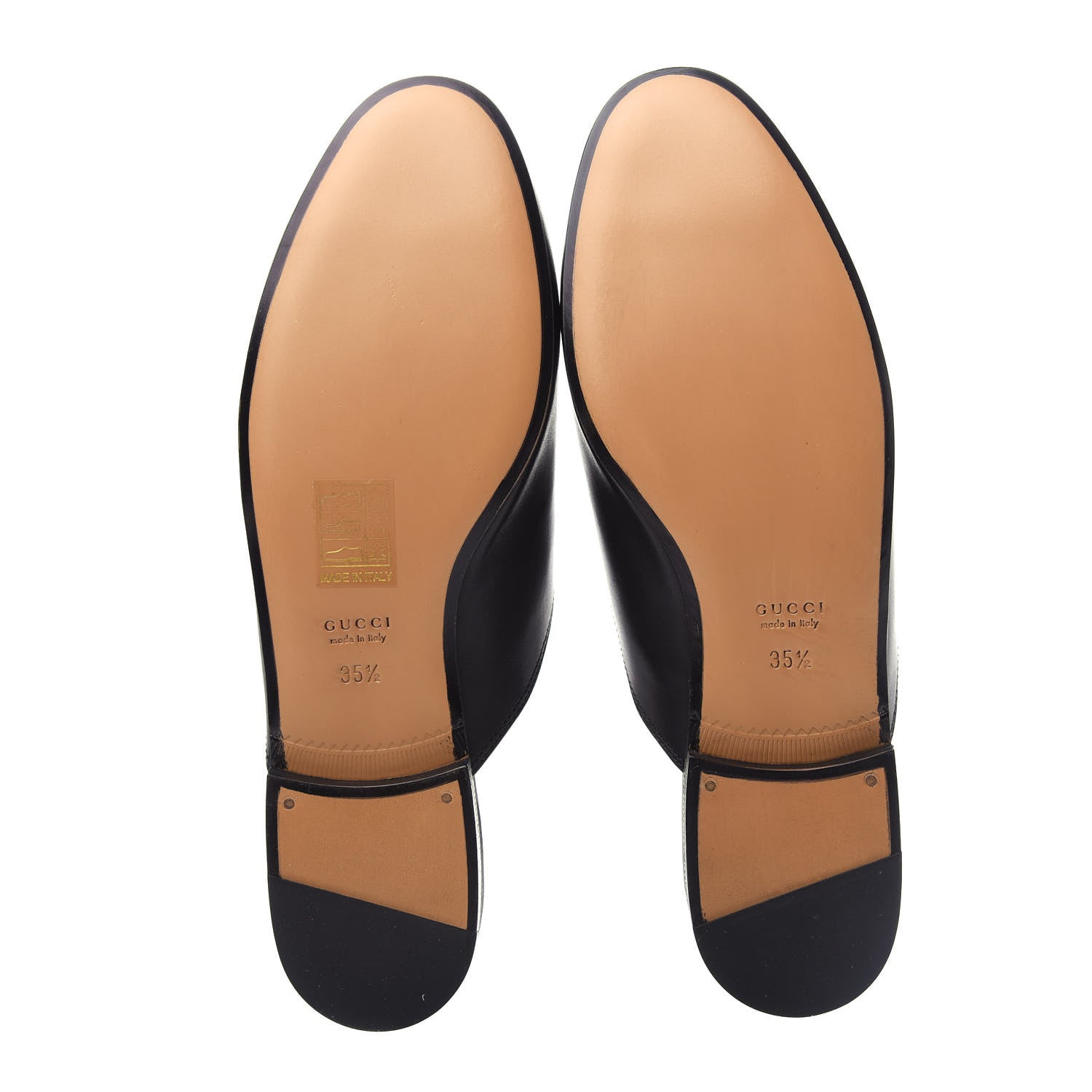Gucci Calfskin Flower Embroidered Womens Princetown Slippers 35.5 Black 6 of 11
