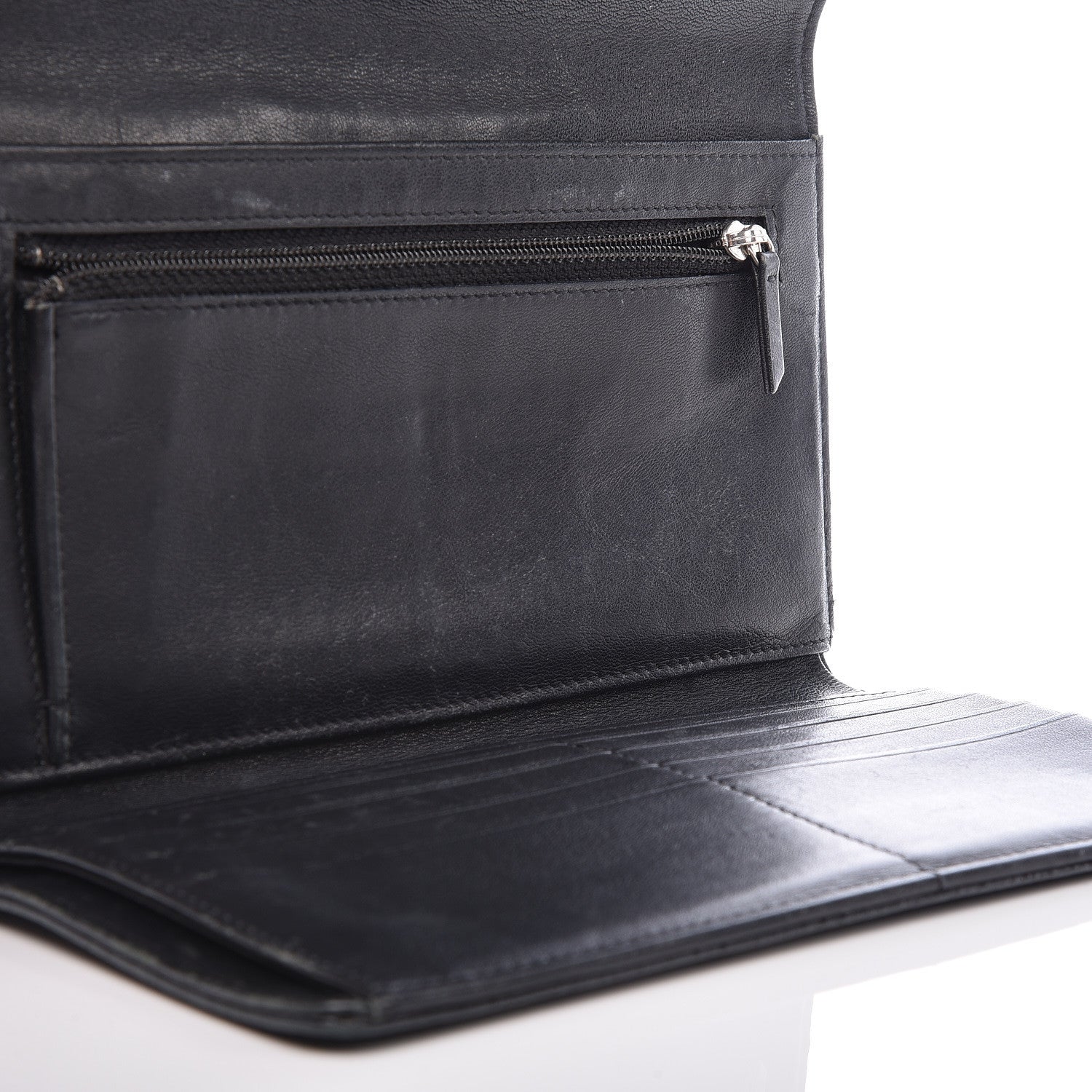 Chanel Caviar Timeless CC Large Flap Wallet Black 11 of 19
