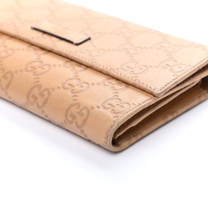 Gucci Guccissima Joy Continental Snap Oranizer Wallet Light Sand 8 of 9