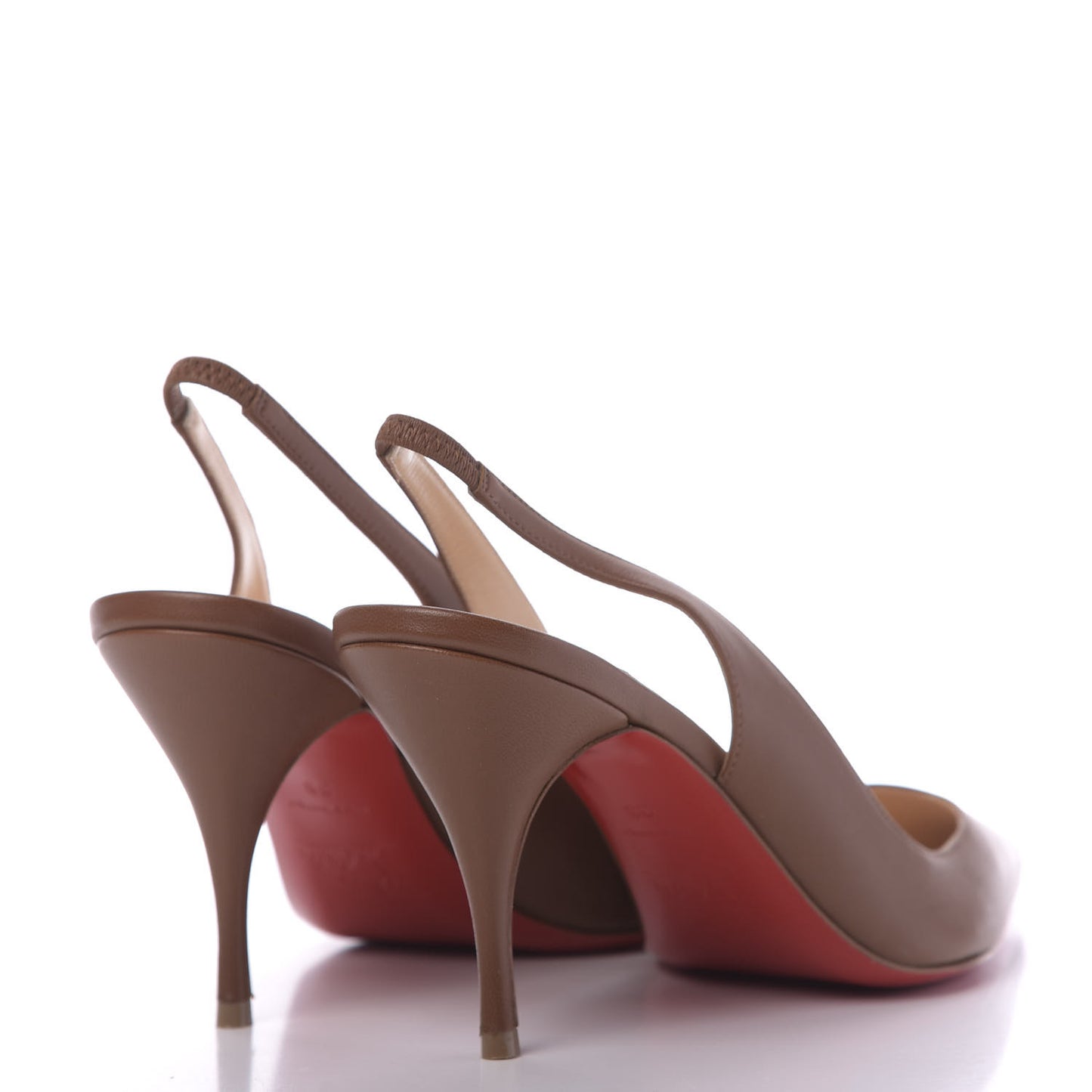 Nappa Clare Sling 80 Pumps 38 Cuoio