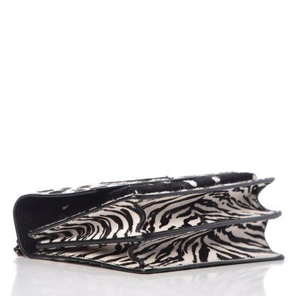 Saint Laurent Calf Hair Animal Print Small Monogram Sunset Shoulder Bag 4 of 8