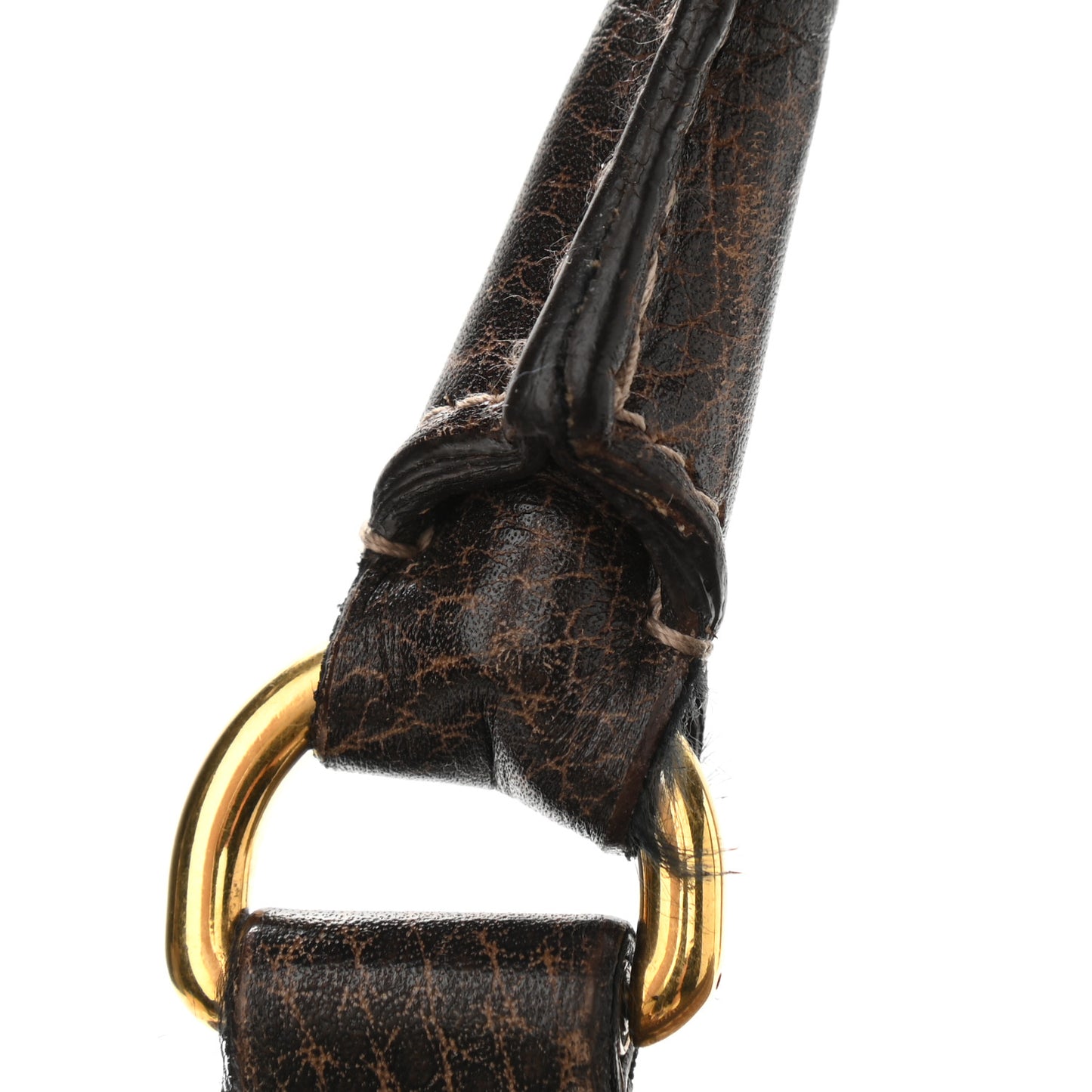 Guccissima Medium New Pelham Shoulder Bag Dark Brown