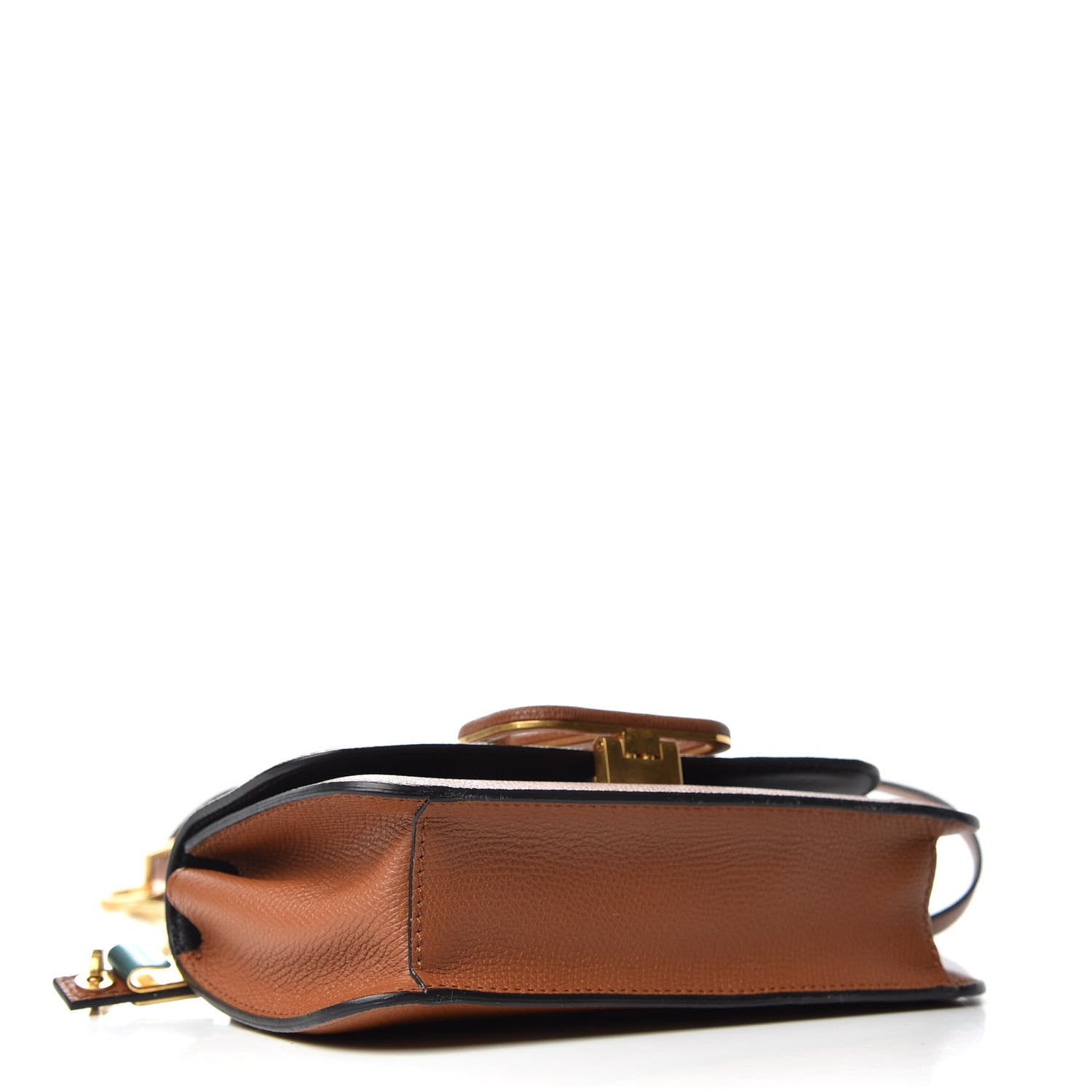Valentino Garavani Grainy Calfskin VSling Belt Bag Saddle Brown 5 of 11
