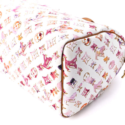 Louis Vuitton Watercolor Aquarelle Speedy 30 White 11 of 12
