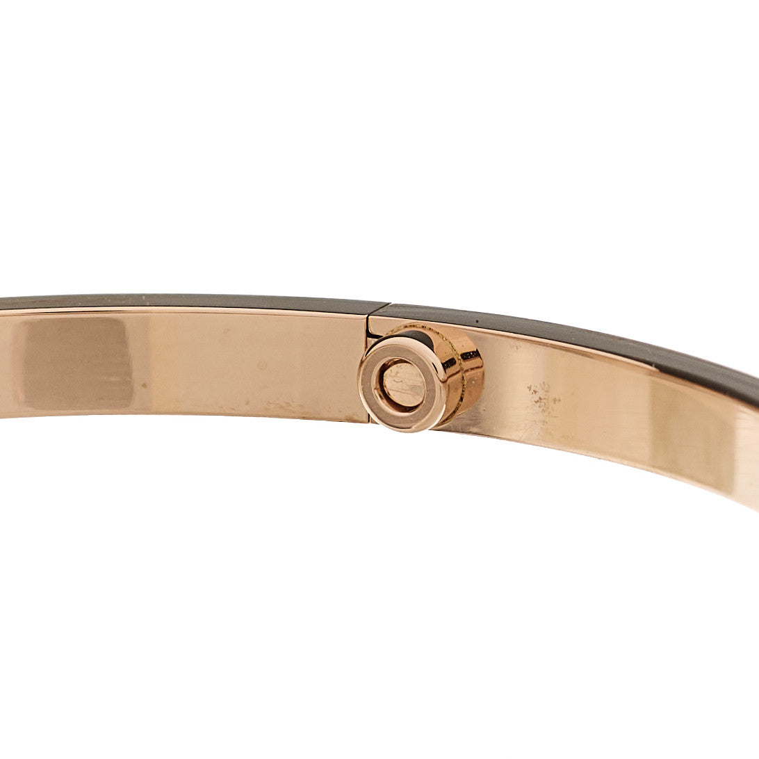 Cartier 18K Pink Gold Small LOVE Bracelet 18 5 of 9