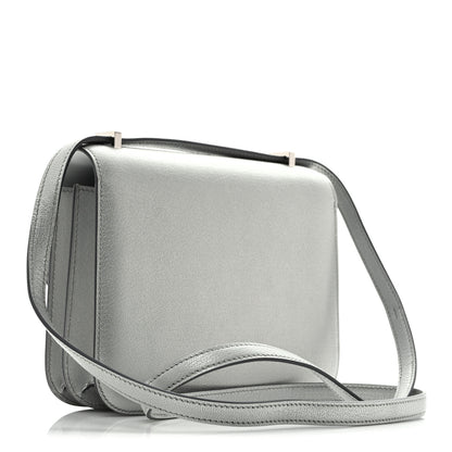 Hermes Metallic Chevre Chamkilight Constance 18 Argent 3 of 14