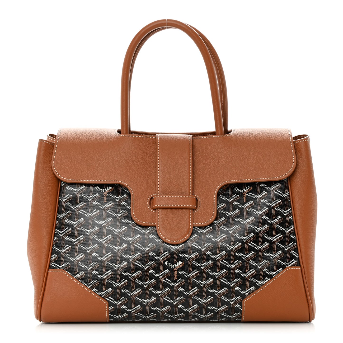 Goyardine Saigon Tote Black Gold
