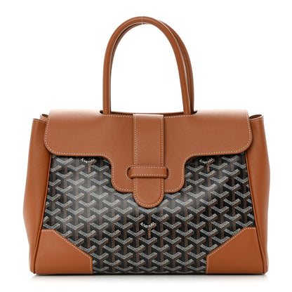 Goyard Goyardine Saigon Tote Black Gold 1 of 12