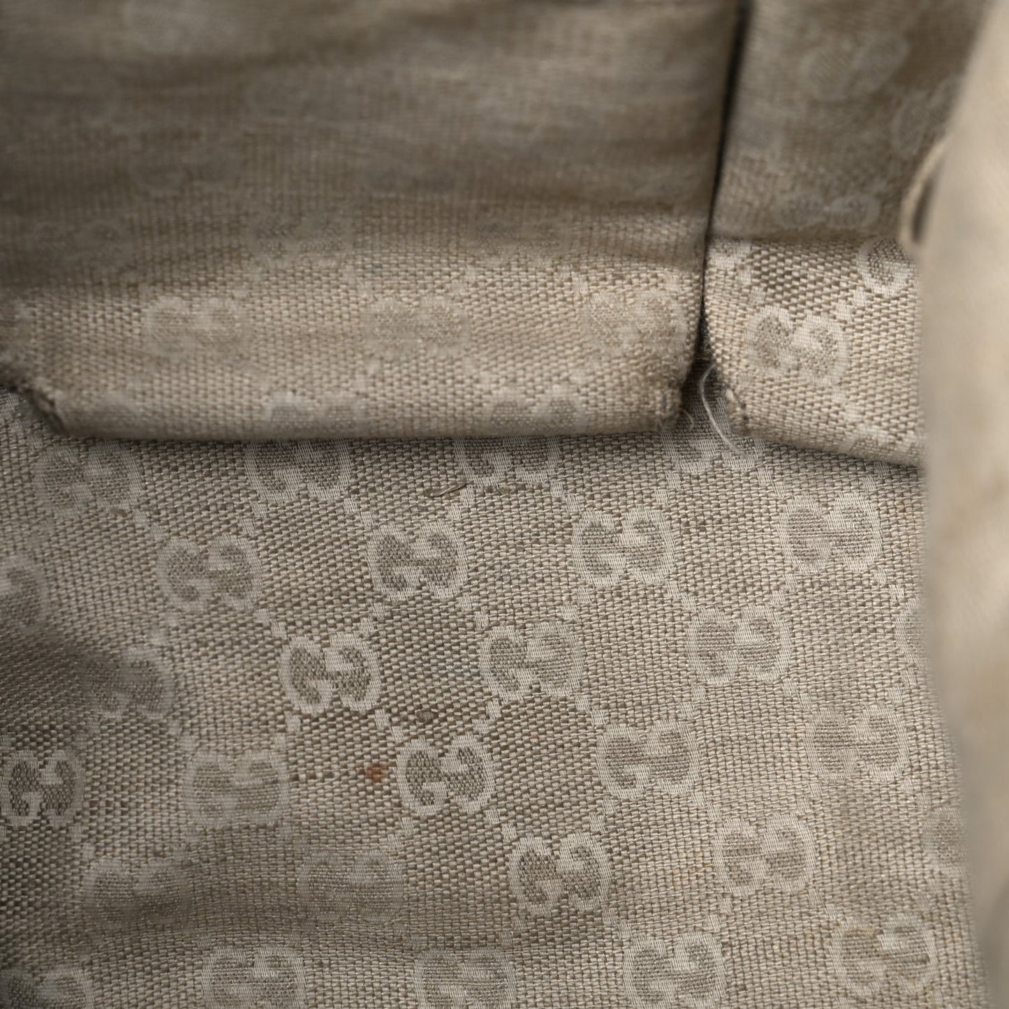 Calfskin Web Medium Rania Top Handle Bag Grey Field