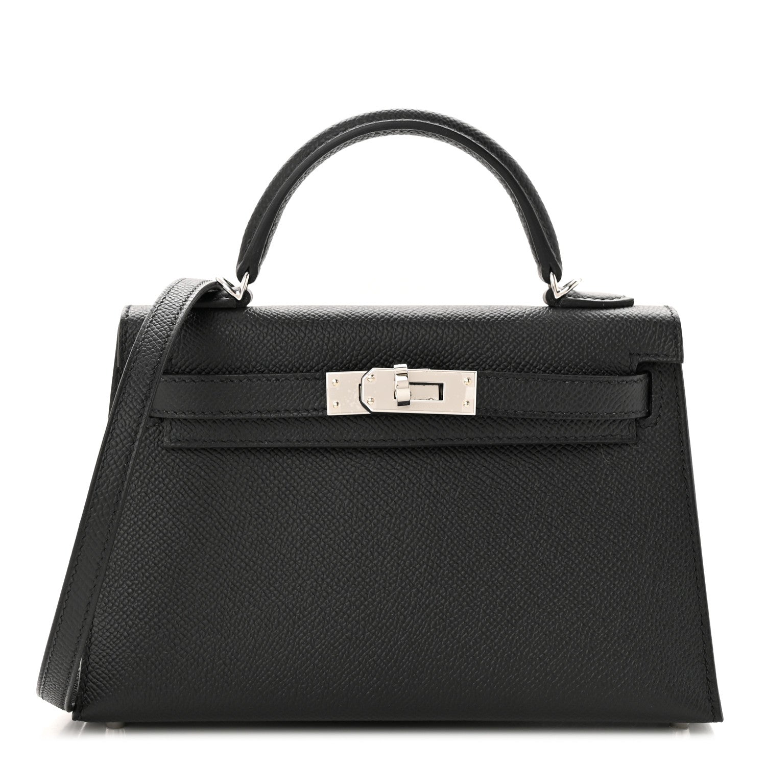 Hermes Epsom Mini Kelly Sellier 20 Black 1 of 11