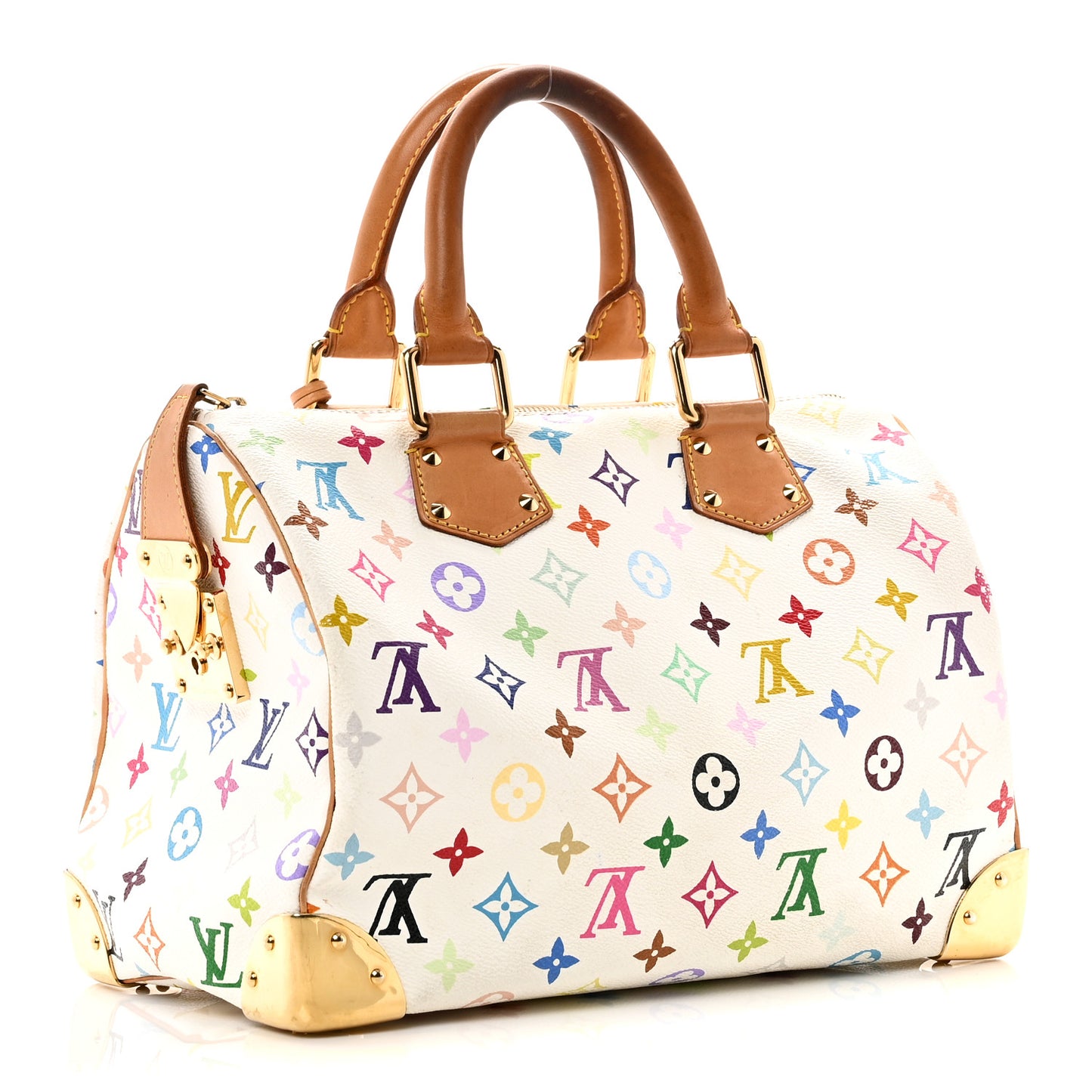 Monogram Multicolor Speedy 30 White
