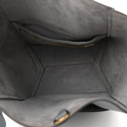 Celine Soft Grained Calfskin Sangle Bucket Bag Storm 5 of 14