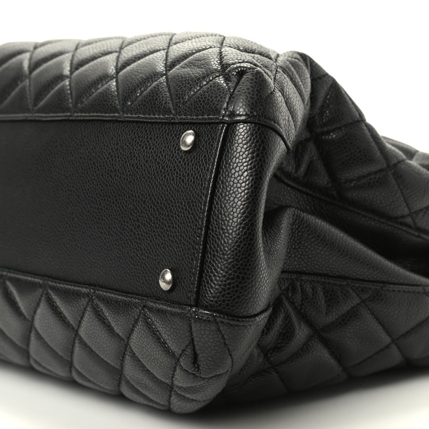 Chanel Caviar Quilted City Shopping Tote Black 7 of 8