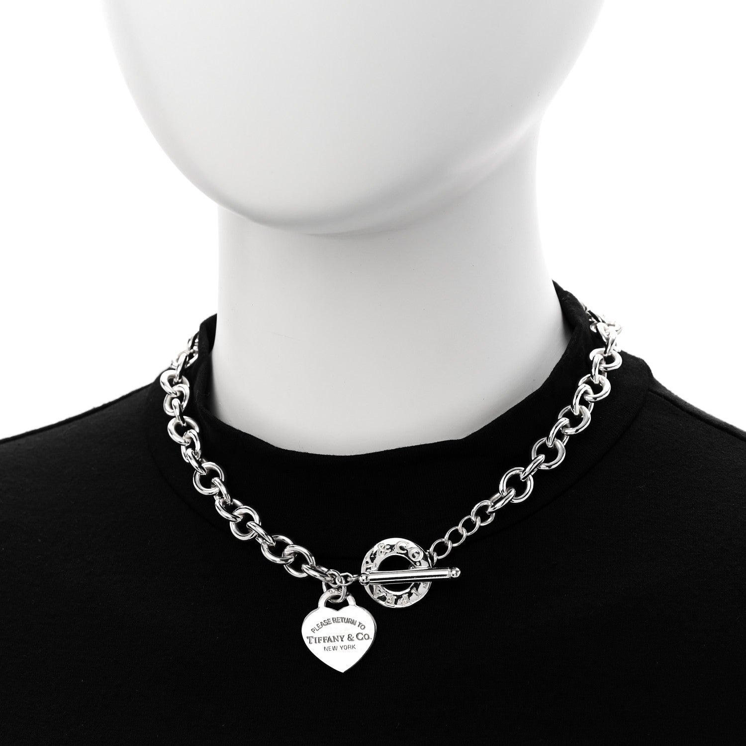 Tiffany Sterling Silver Return to Tiffany Heart Tag Toggle