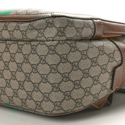 Gucci GG Supreme Monogram Azalea Calfskin Fake/Not Retro Interlocking G Day Backpack Beige Ebony Brown Sugar 11 of 11