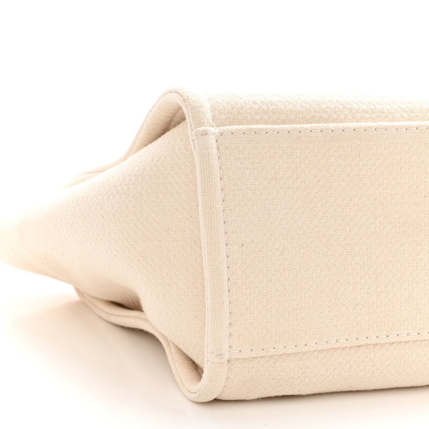 Mixed Fibers Small Deauville Tote White