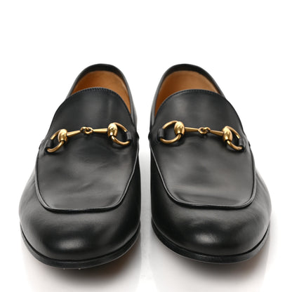 Gucci Calfskin Horsebit Mens Jordaan Loafers 9 Black 2 of 9