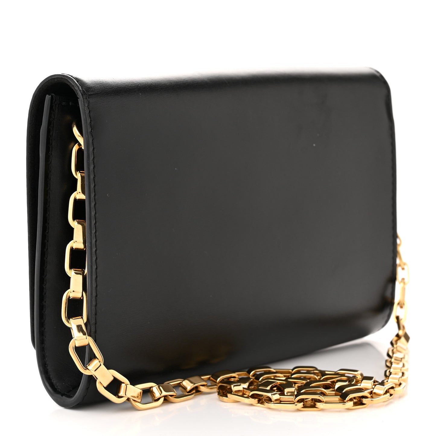 Calfskin Chain Louise GM Black