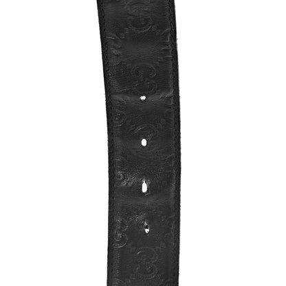Gucci Guccissima Interlocking G Belt 100 40 Black 4 of 10