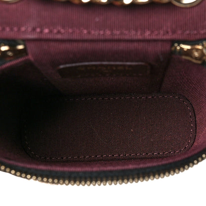 Chanel Caviar Quilted Small Vertical Coco Beauty Vanity Case With Chain Black 5 of 10