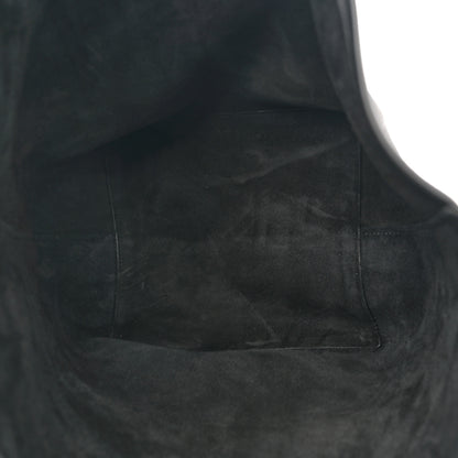 The Row Grained Calfskin Park Tote Three Black 6 of 11
