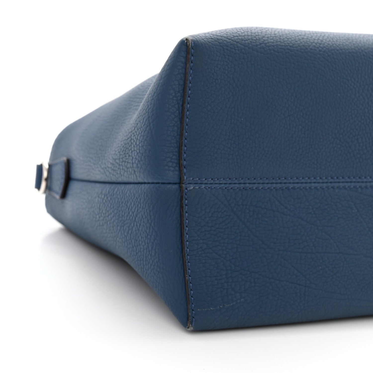 Fendi Vitello Camargue Large By The Way Boston Bag Blue 10 of 14