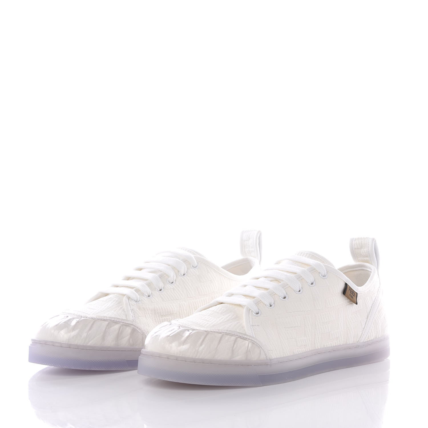 Fendi Corda FF Promenade Low Top Sneakers 39 White 2 of 11