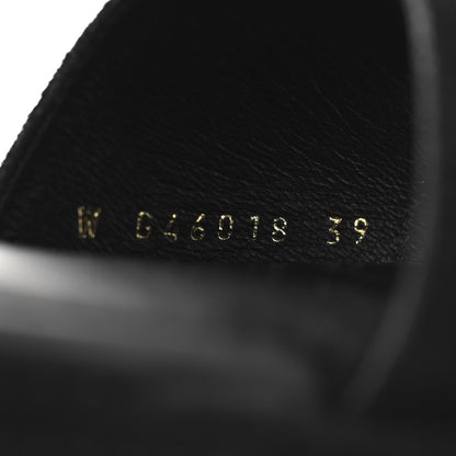 Chanel Suede Calfskin Dad Sandals 39 Black 7 of 9