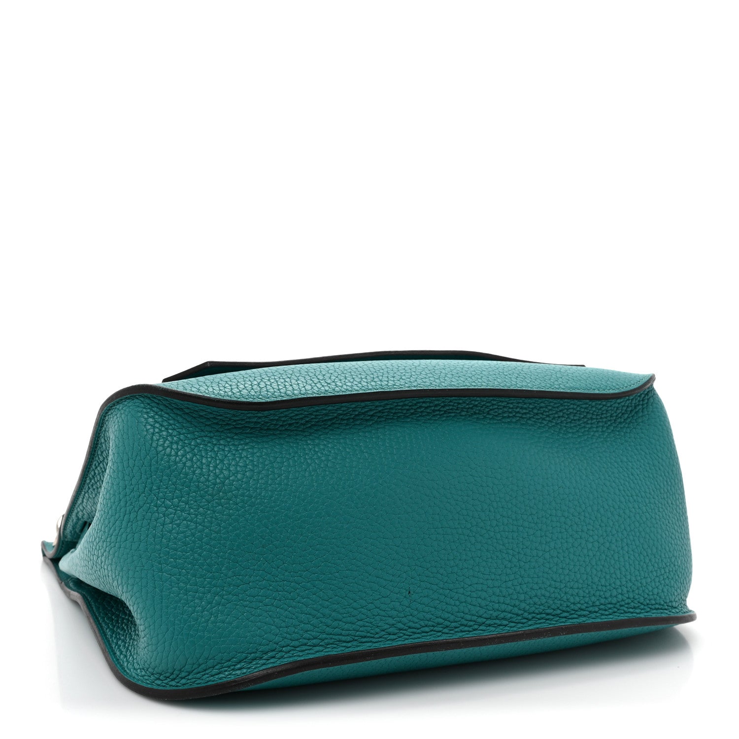 Hermes Taurillon Clemence Jypsiere 28 Bleu Paon 4 of 12