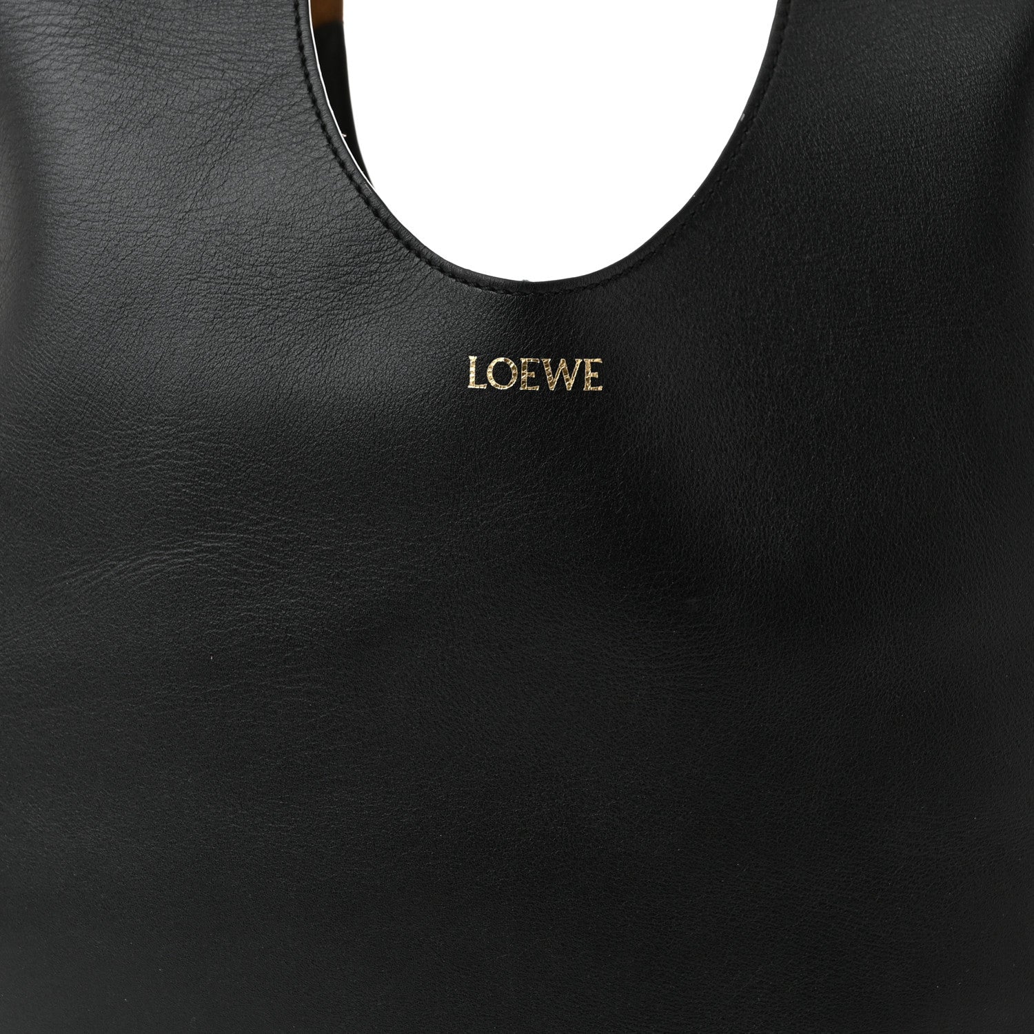 Loewe Shiny Nappa Calfskin Paseo Shoulder Bag Black 7 of 11