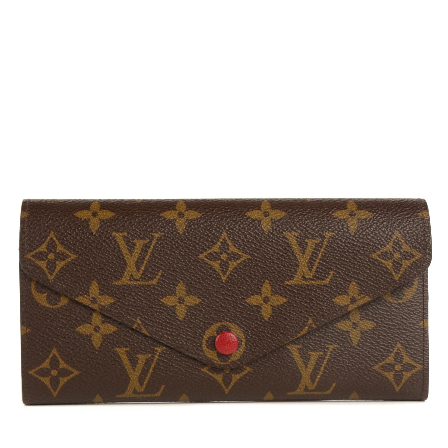 Louis Vuitton Monogram Josephine Wallet Red 1 of 8