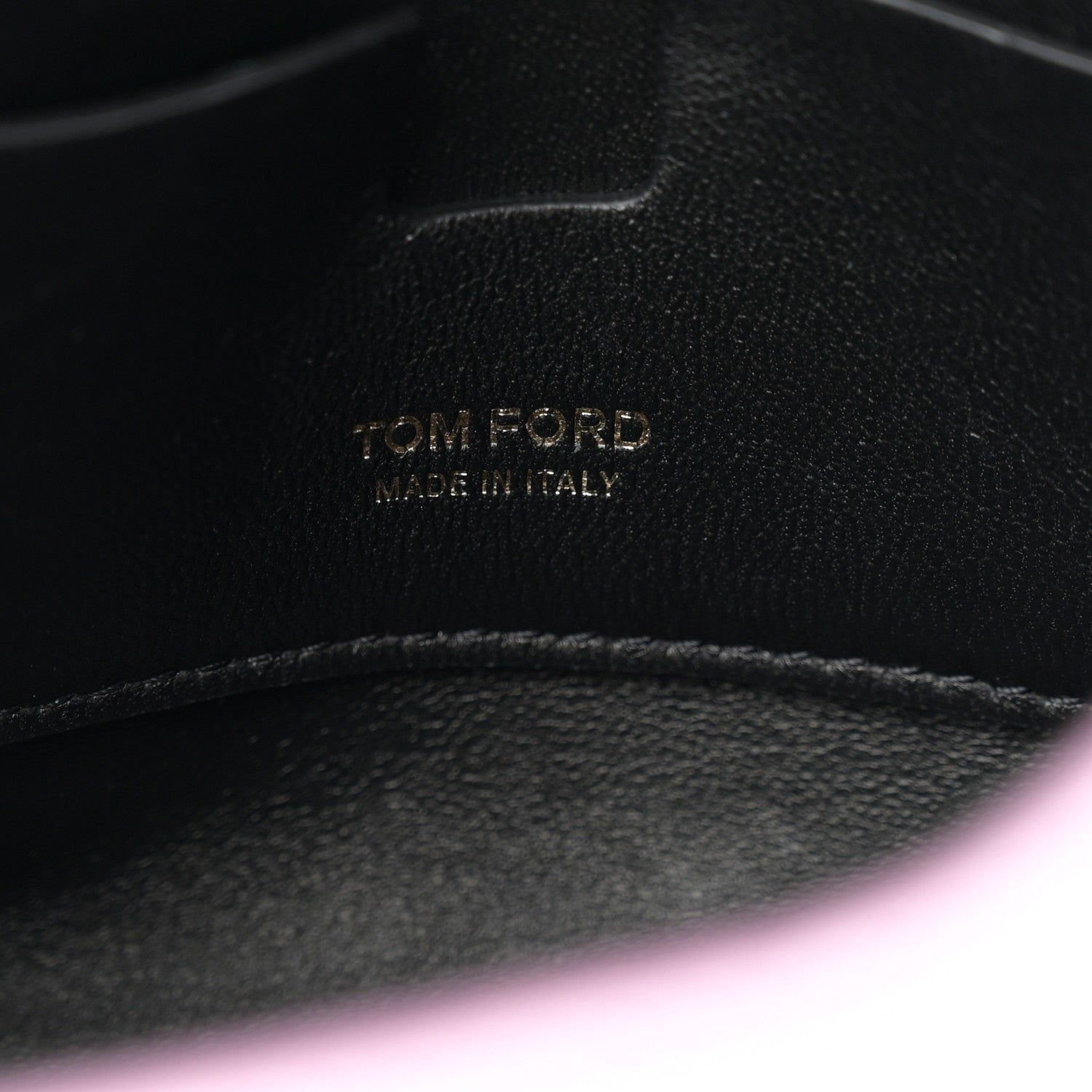 Tom Ford Shiny Calfskin Mini Label Chain Shoulder Bag Lilac 6 of 10