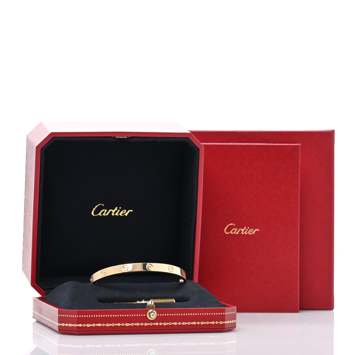 18K Yellow Gold LOVE Bracelet 19