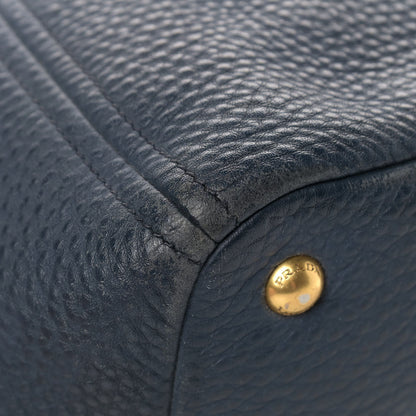 Prada Vitello Daino Shoulder Bag Bluette 10 of 23