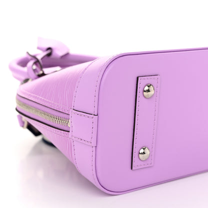 Louis Vuitton Epi Jacquard Alma BB Lilac 8 of 9