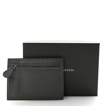 Bottega Veneta Nappa Intrecciato Zip Card Holder Grey 8 of 8