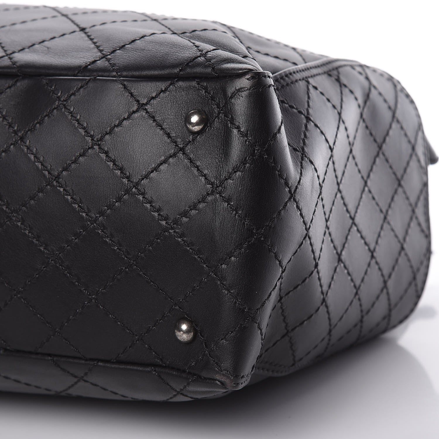 Chanel Calfskin CC Pocket Tote Black 9 of 13
