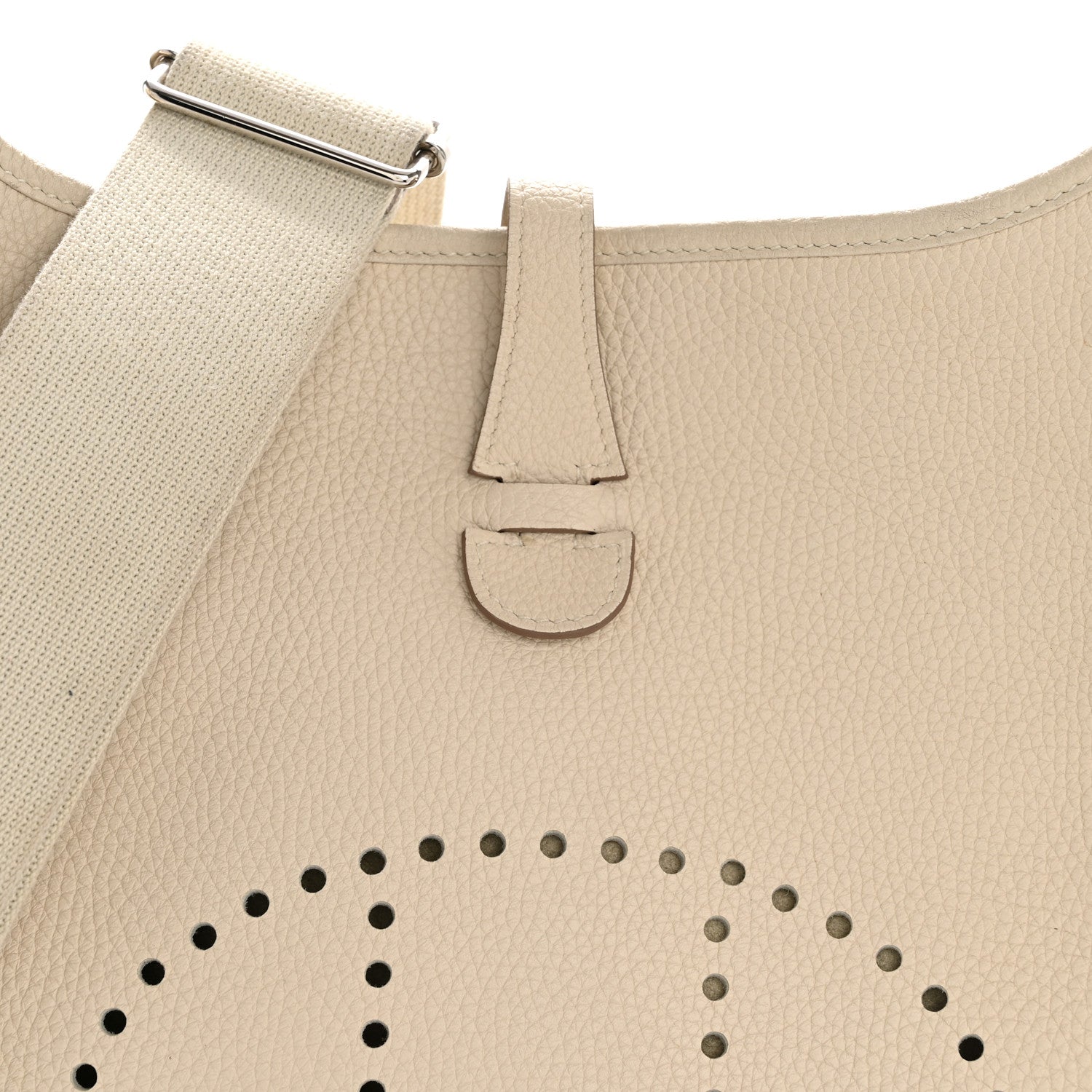 Hermes Taurillon Clemence EVELYNE III PM Beton 8 of 13