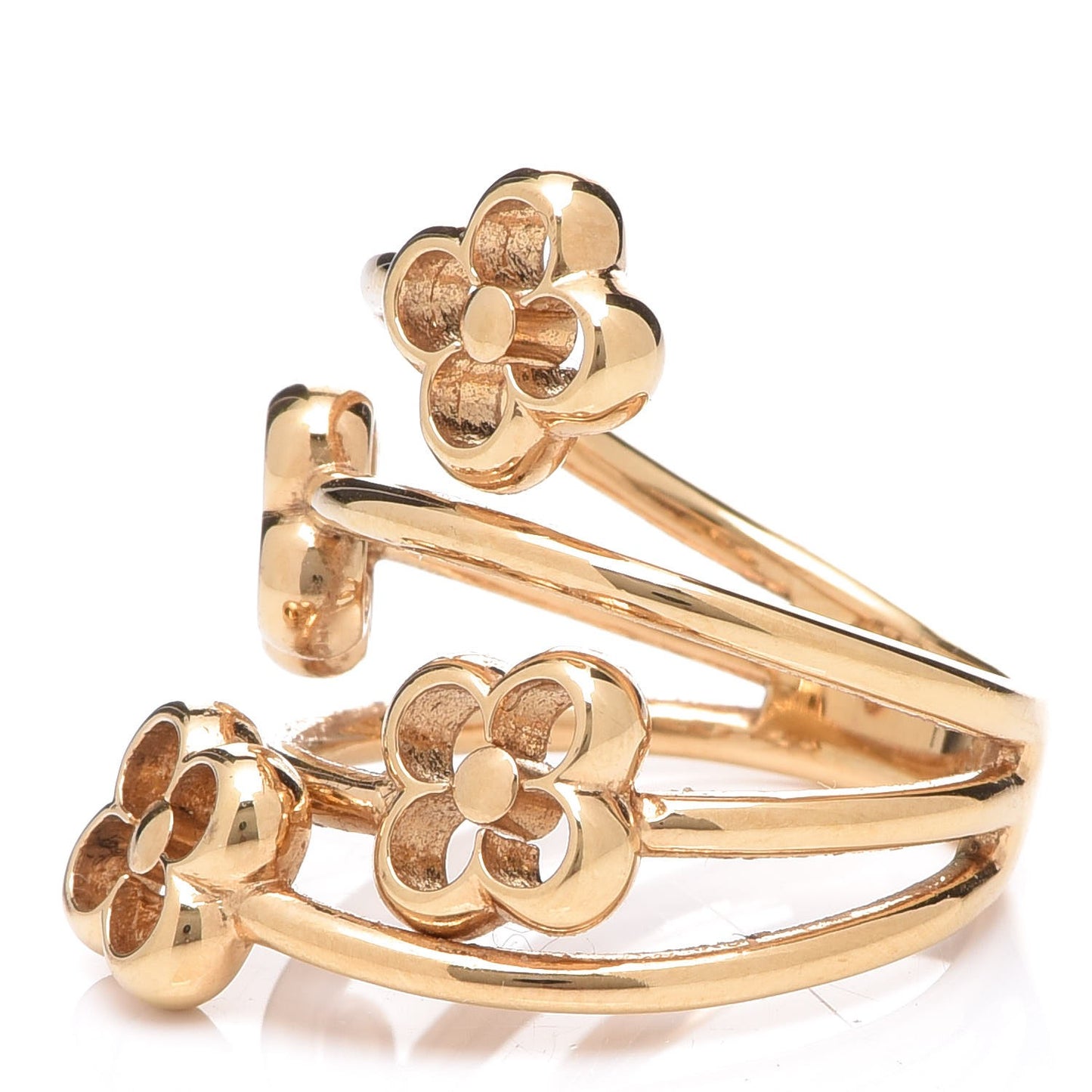 Flower Full Ring S Gold