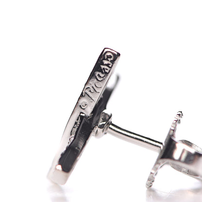 Tiffany Platinum Diamond Paloma Picasso X Kiss Earrings 4 of 4