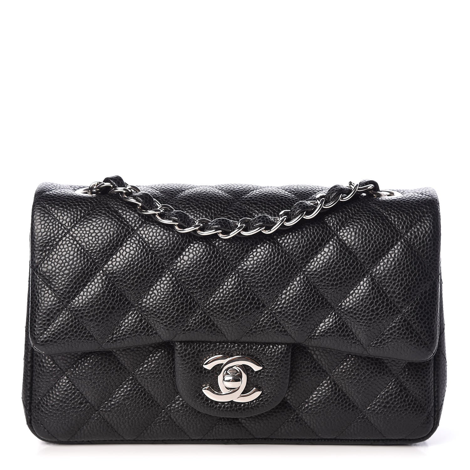 Chanel Caviar Quilted Mini Rectangular Flap Black 1 of 10