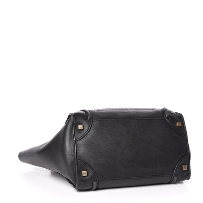 Celine Smooth Calfskin Mini Luggage Black 4 of 17