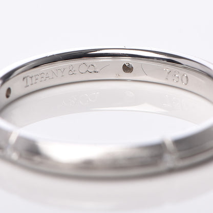 Tiffany 18K White Gold Diamond Narrow Streamerica Ring 50 5.5 5 of 6