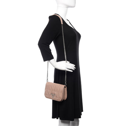 Prada Nappa Gaufre Flap Cipria 2 of 8