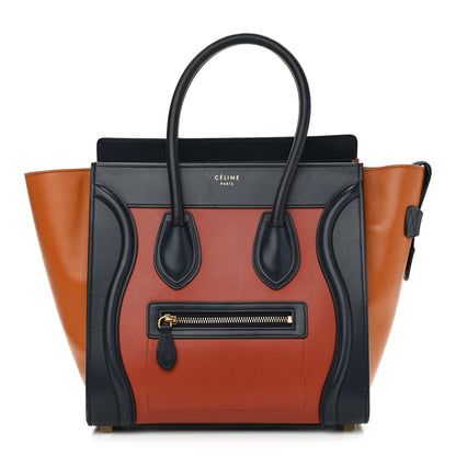 Celine Smooth Calfskin Micro Tri-Color Luggage Brick 1 of 13
